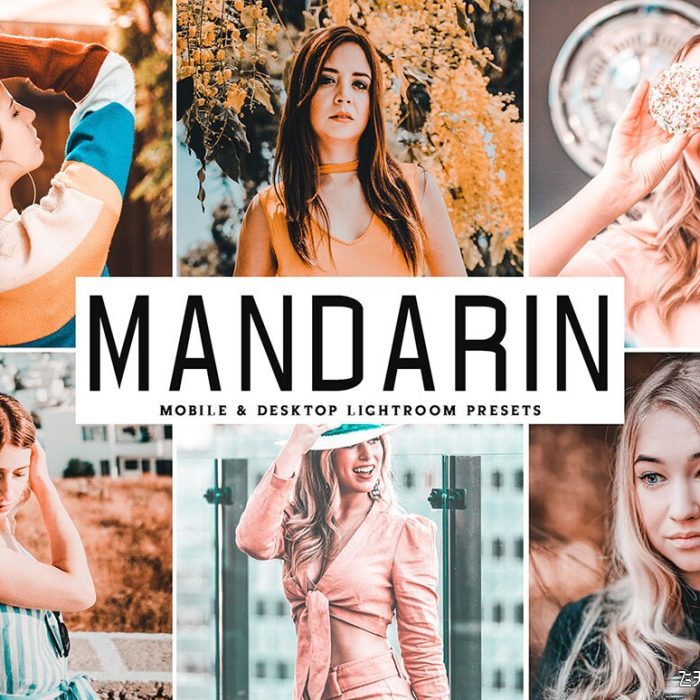 [人像LR预设]充满朝气粉色调Lightroom预设+手机版lr预设Mandarin Mobile Presets