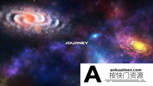 [文字标题]银河宇宙文字宣传片头AE模板- The Universe