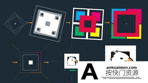 [logo模板]艺术图形Logo动画AE模板- Art Logo