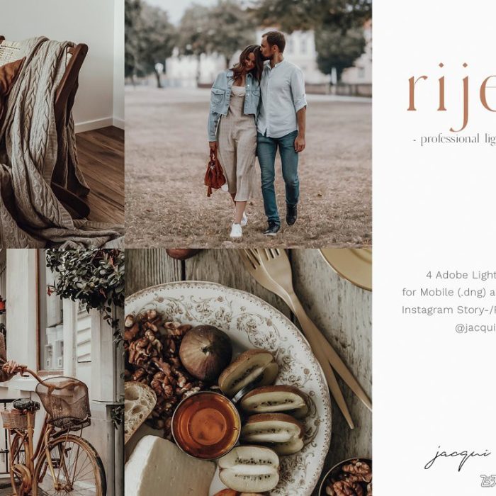 [胶片LR预设]里耶卡法式电影胶片Lightroom预设/手机APP照片滤镜 Rijeka Lightroom Preset Pack