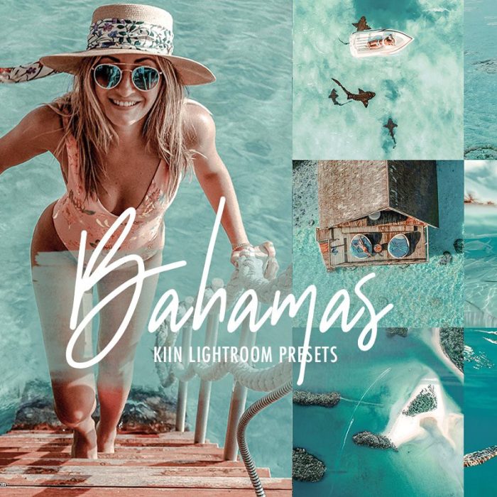 [旅拍LR预设]巴哈马群岛海滩旅拍LR预设+手机版lr预设BAHAMAS ISLANDS LIGHTROOM