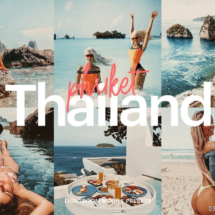 [旅拍LR预设]泰国普吉岛旅拍人像LR预设 Lightroom Preset-Thailand Phuket