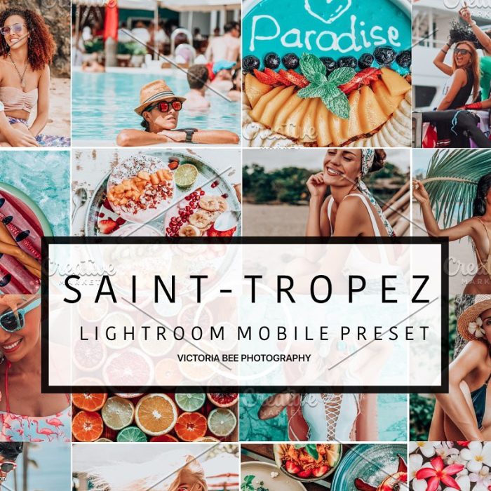 [手机版lr预设]Saint Tropez旅拍人像 Mobile Lightroom cc 移动手机版lr预设