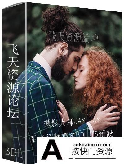 LUT预设-俄罗斯顶级商业摄影大师JAY LAY人像3DLUT预设(AE/PR/PS/达芬奇)