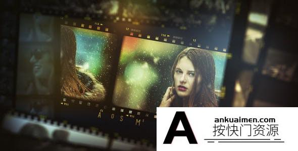 [开场片头][模板发布]电影放映机胶卷图片开场AE模板- Director’s Cut Titles Slideshow