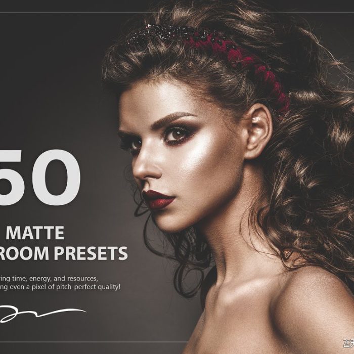 [人像LR预设]50个哑光磨砂效果人像修饰Lightroom预设 50 Matte Lightroom Presets