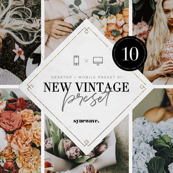 [人像LR预设]复古胶片婚礼人像焦糖风LR预设/APP预设New Vintage Lightroom Preset