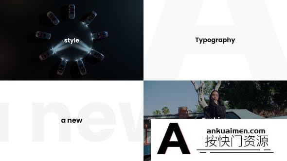 [图片展示]AE模板-快闪片头AE模板- Stomp Typography Opener