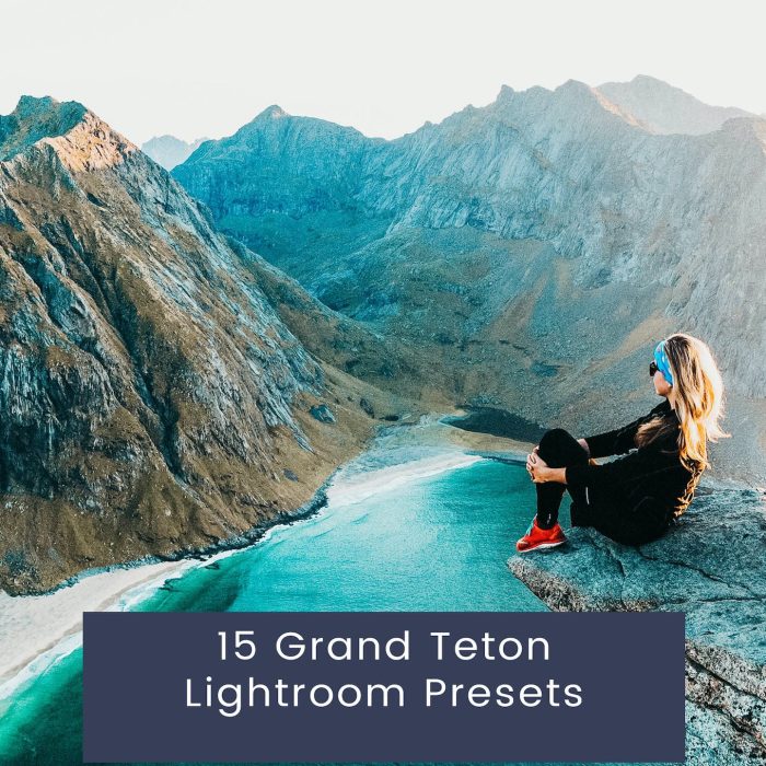 [旅拍LR预设]15个旅拍电影风光人像Lightroom预设 15 Grand Teton Lightroom Presets