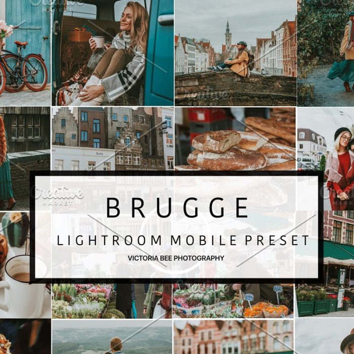 [旅拍LR预设]Instagram网红博主布鲁日(Brugge)旅拍Lightroom预设+Mobile App LR预设