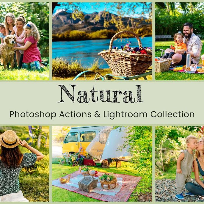 [人像LR预设]户外家庭人像摄影调色Lightroom预设 Natural Lightroom Presets