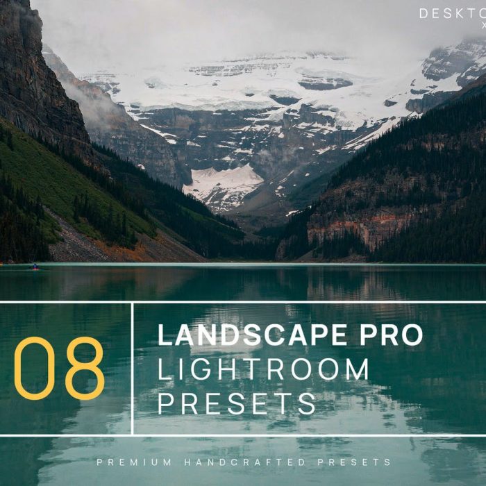[风光LR预设]旅行风光电影胶片Lightroom预设与移动LR预设 Landscape Pro Lightroom Presets