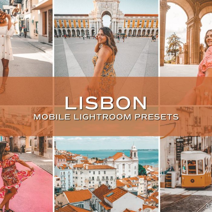 [旅拍LR预设]里斯本旅拍人文风光Lightroom预设+APP调色滤镜 Lisbon Lightroom Presets
