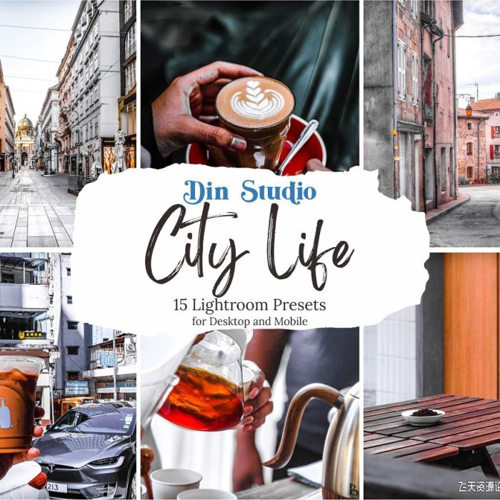 [风光LR预设]城市街拍人文生活Lightroom预设/手机APP滤镜 City Life Lightroom Presets