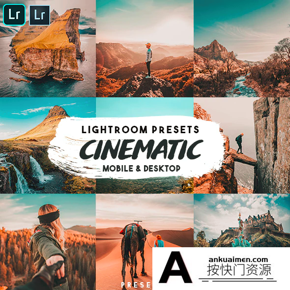 [旅拍LR预设]INS风格电影胶片LR预设+手机lr预设Cinematic insta Lightroom Presets