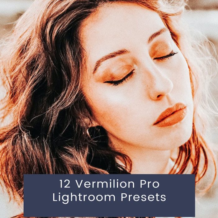 [胶片LR预设]Instagram电影胶片人像Lightroom预设 12 Vermilion Pro Lightroom Presets