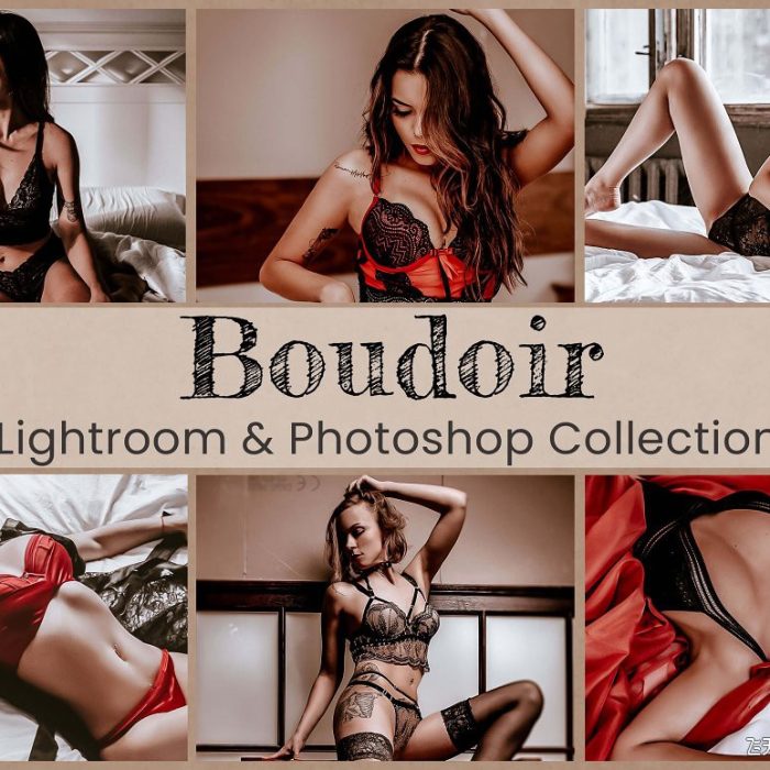[人像LR预设]时尚高端私房人像Lightroom预设及LUT预设 Boudoir Lightroom Photoshop ACR LUTs