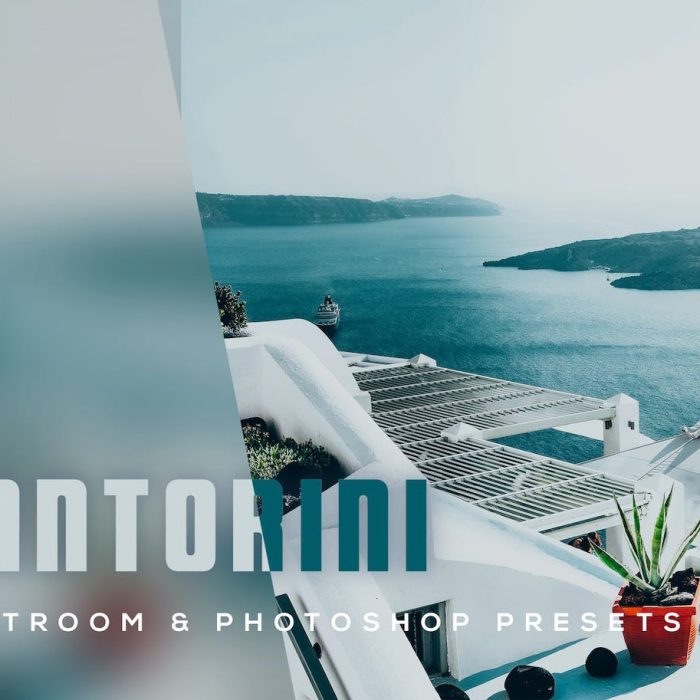 [旅拍LR预设]圣托里尼旅拍电影风光Lightroom预设 Santoirini Lightroom Presets