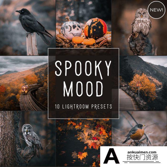 [风光LR预设]魔幻电影风光摄影后期调色Lightroom预设Spooky Mood LIMITED Presets