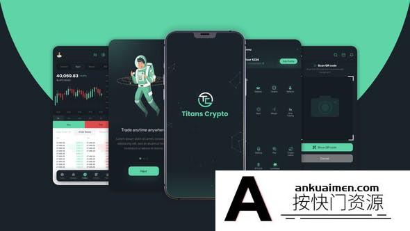 [APP模板]苹果手机APP宣传片头AE模板- Mobile App Mock-up