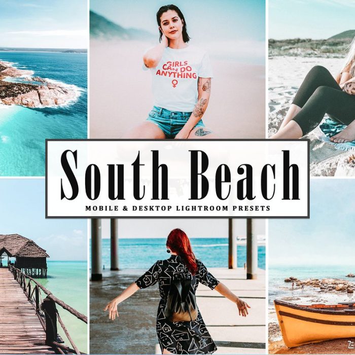 [胶片LR预设]South Beach旅拍褪色胶片LR预设/APP预设 South Beach Lightroom Presets
