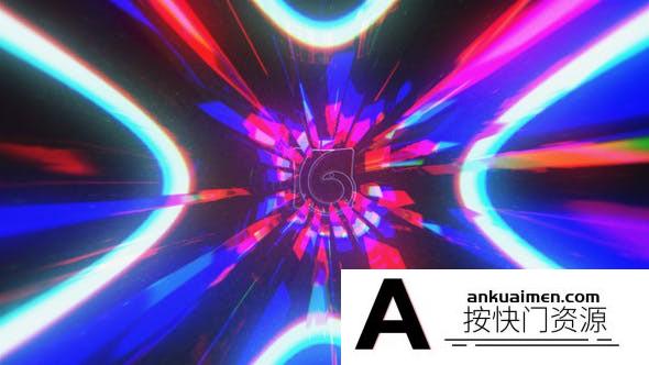 [logo模板]色彩分离扭曲科技感Logo动画AE模板- Glitch Distortion Logo