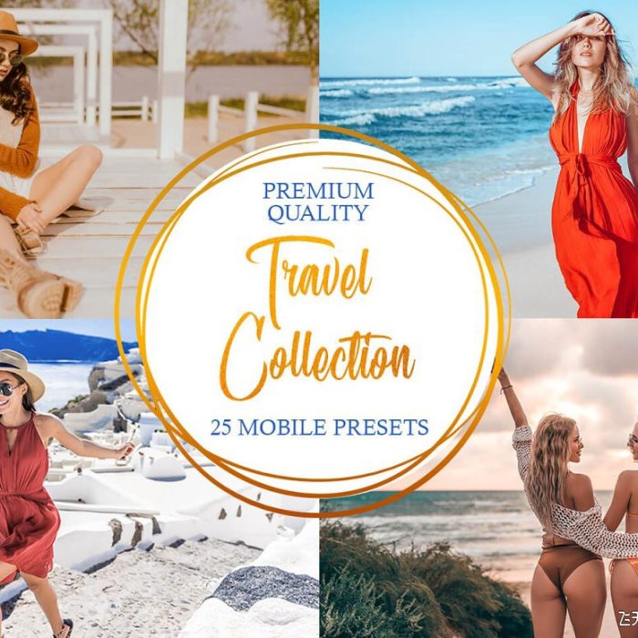 [人像LR预设]旅拍人像写真明亮通透Lightroom预设›/手机APP调色滤镜 Travel Collection Mobile Presets