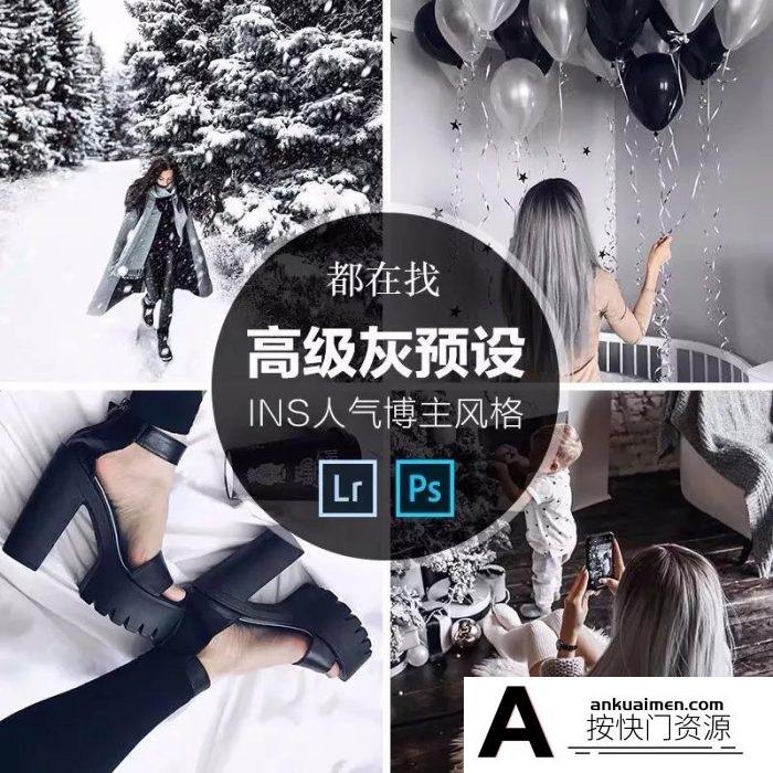 [人像LR预设]俄罗斯网红INS高级灰预设