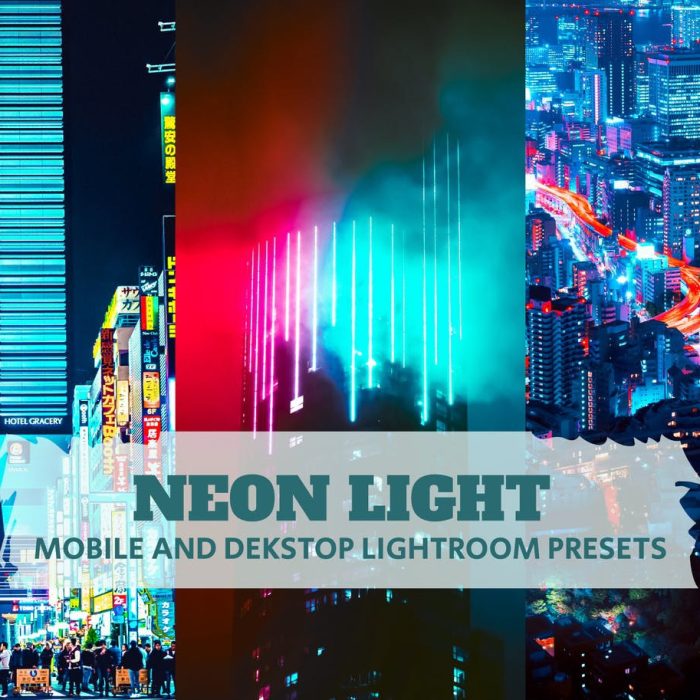 [风光LR预设]城市夜景风光摄影后期调色Lightroom预设 Neon Light Lightroom Presets