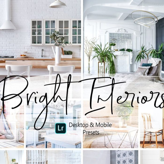 [风光LR预设]明亮通透室内设计后期Lightroom预设 Bright Interior Lightroom Presets