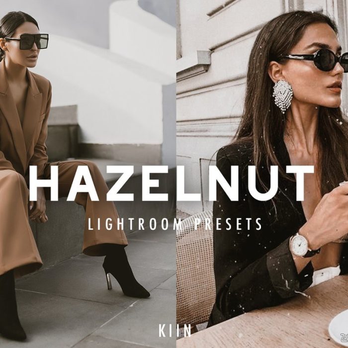 [人像LR预设]复古磨砂焦糖色INS人像LR预设APP预设 HAZELNUT LIGHTROOM PRESETS