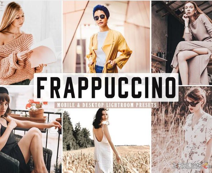 [人像LR预设]法布奇诺怀旧电影色调Lightroom预设/APP预设 Frappuccino Pro Lightroom Presets