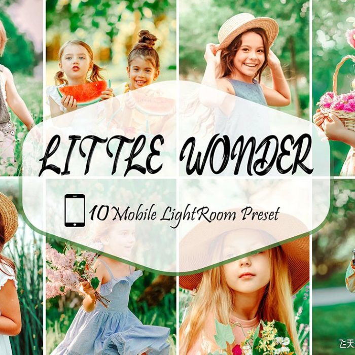 [人像LR预设]自然通透儿童人像调色Lightroom预设 Little Wonder Lightroom Presets