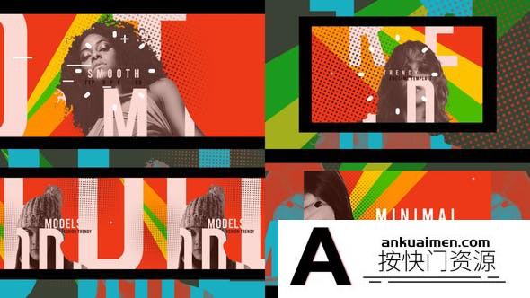 [开场片头]时尚复古包装片头AE模板- Fashion Models Intro