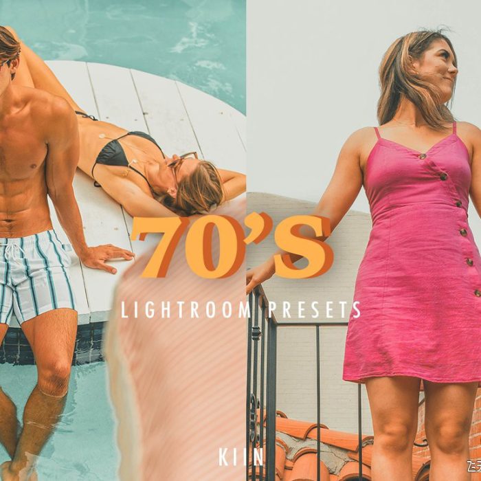 [胶片LR预设]70年代电影胶片人像Lightroom预设 RETRO 70’S VIBES LIGHTROOM PRESETS