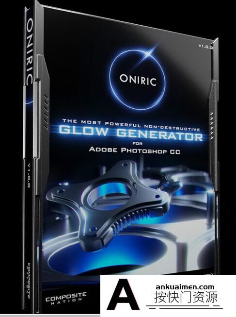 [PS扩展面板][插件发布]PS无损光效光晕生成扩展面板Oniric Glow Generator 1.3.0 汉化版