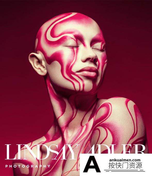 [人像摄影教程]Lindsay Adler – Learn+第23季-Pantone潘通年度色彩2023.3洋红布光指南