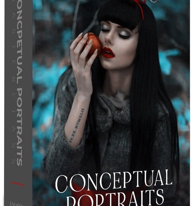 [人像摄影教程]摄影大师 Amanda Diaz – 概念肖像布光摄影及后期大师班-中英字幕
