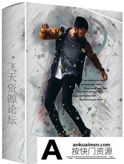 [PS动作下载]超酷背景绘画Photoshop动作 Painting Photoshop Action