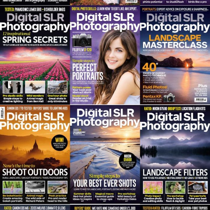 [电子书籍教程][教程发布]数码摄影杂志 DIGITAL SLR PHOTOGRAPHY 2017 合集（12本）