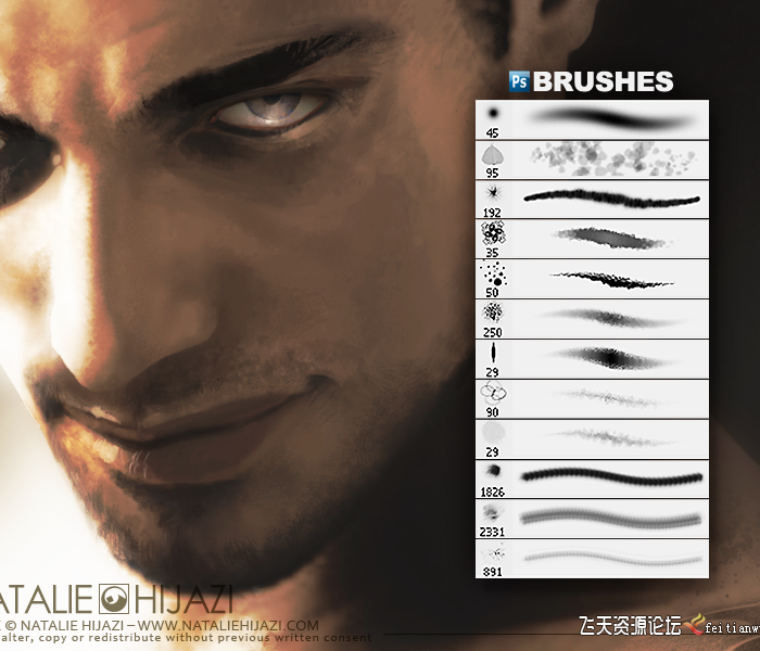 [CG绘画笔刷][插件发布]超级CG插画绘画PS笔刷