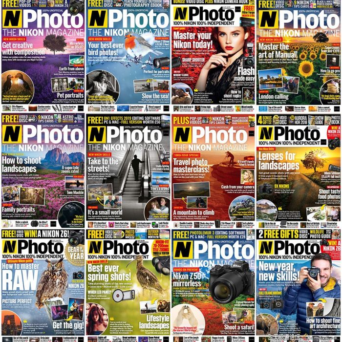 [电子书籍教程]N-Photo UK – 2019年全年系列1-12期摄影杂志合集