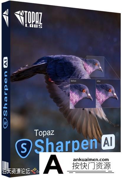[PS特效插件][插件发布]Topaz Sharpen AI 1.4.5|人工智能清晰锐化Topaz Sharpen AI PS插件 WINX64