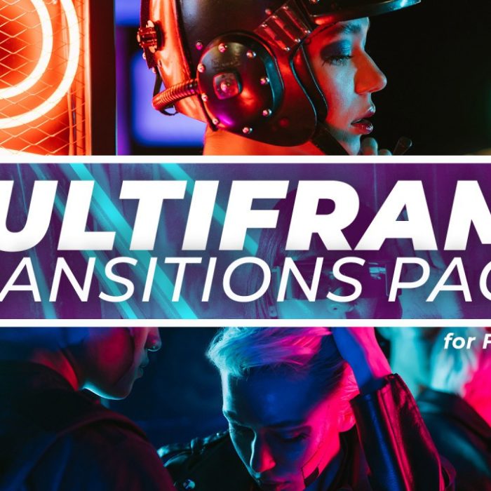[FCPX发生器]FCPX插件-32个多画面组合分屏转场过渡 Multiframe Transitions
