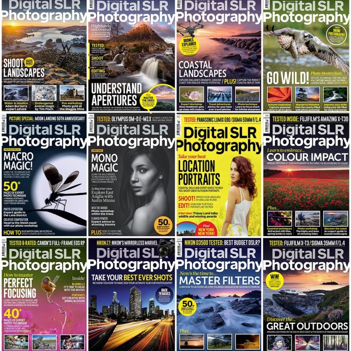 [电子书籍教程]Digital SLR Photography – 数码单反摄影 – 2019年全年刊合集1-12期