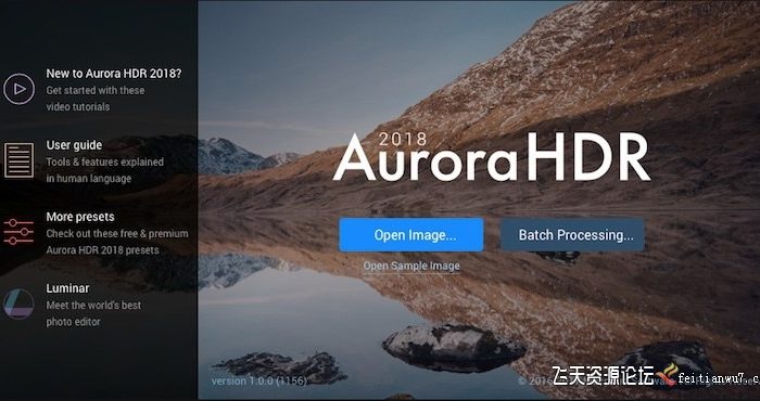 [图片处理软件][插件发布]【Win】一秒变大师！终极HDR修图软件 Aurora HDR 2018 v.1.0.1.682