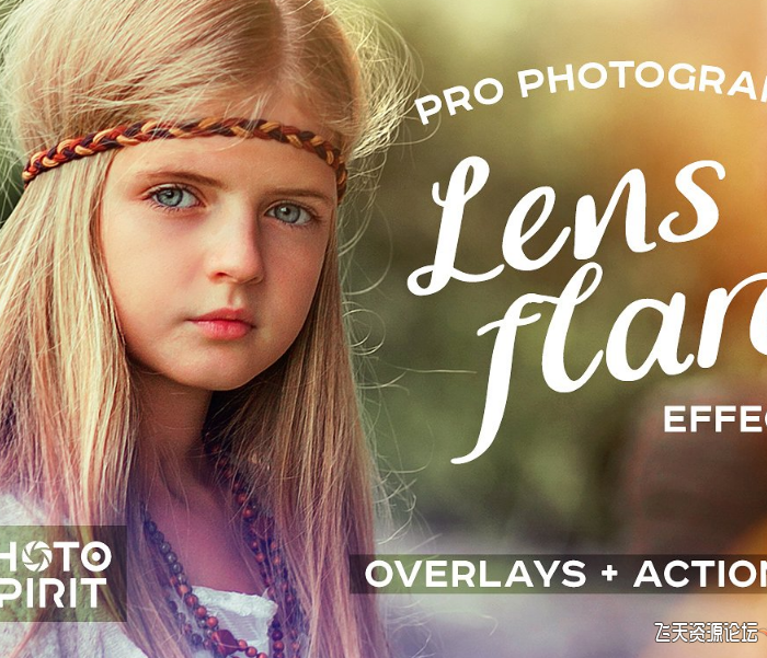 [PS动作下载][插件发布]冲光漏光PS动作及高清纹理 Pro Photography Lens Flare Overlays