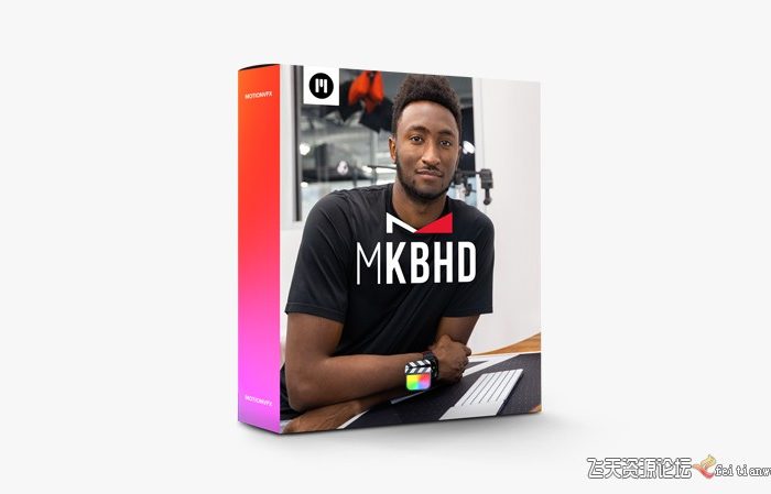 [FCPX标题字幕]Fcpx插件-网络短视频文字标题字幕条插件MotionVFX-mKBHD for FCPX