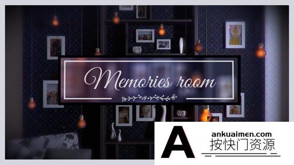 [DaVinci Resolve模板][教程发布]回忆浪漫时刻3D墙照片展示达芬奇模板 Memories Room