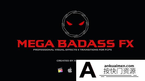 [FCPX发生器]FCPX插件-83个高品质酷炫特效转场预设包 超好用的FCPX酷炫特效转场